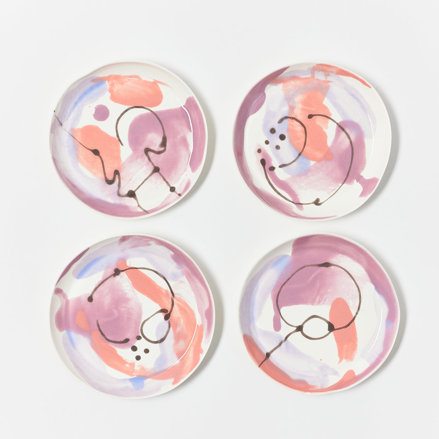 Cookie Plates, Set of 4