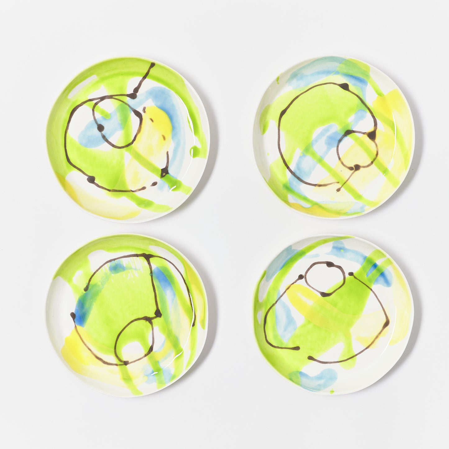 Cookie Plates, Set of 4