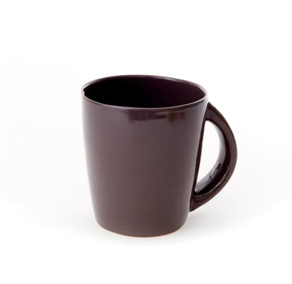 Charcoal mug with handle on the side